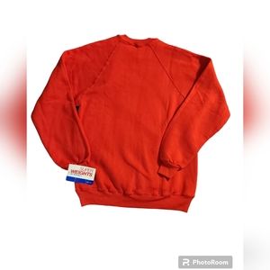 Vintage Raglin Crew Neck Sweatshirt NWT Russell USA Large